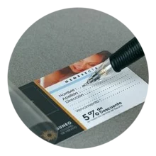 Carte de visite en PVC imprimeur, impression