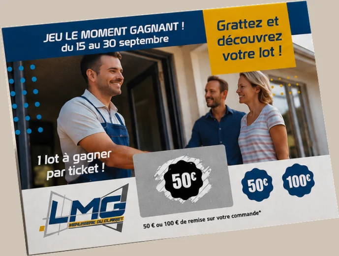 Impression de billets et tickets avec zone à gratter personnalisée