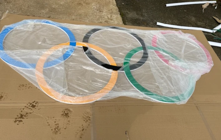 rond logo olympique pvc montbeliard