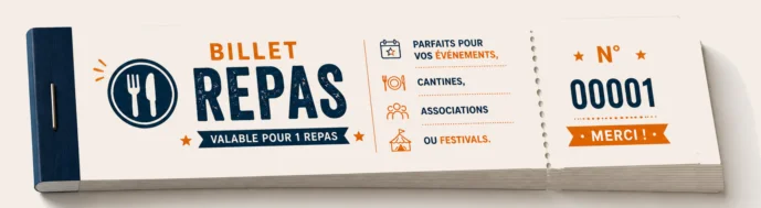 Impression DE ticket repas